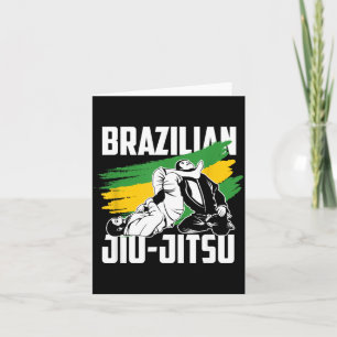Carte arts martiaux grappling Jiu-Jitsu brésilien BJJ