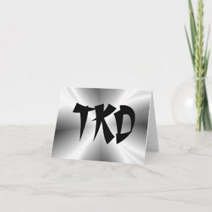 Carte Arts martiaux Silver TKD