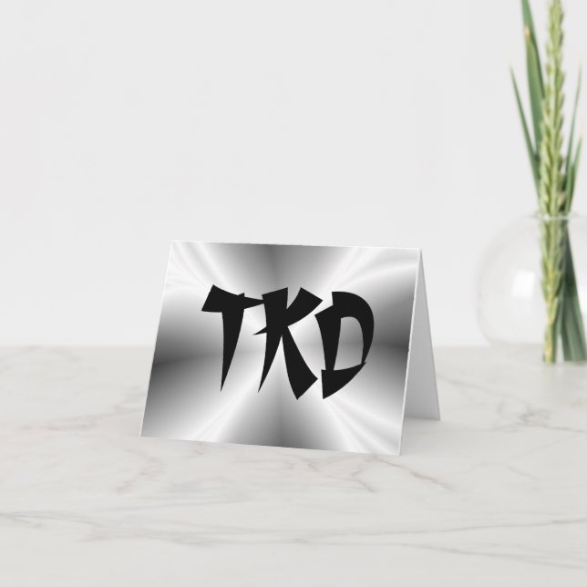 Carte Arts martiaux Silver TKD (Devant)