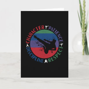 Carte Arts martiaux - Valeurs fondamentales du karaté