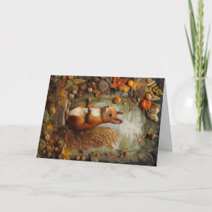 Carte Artsy Woodland Animaux Animaux Animaux Animaux Ani