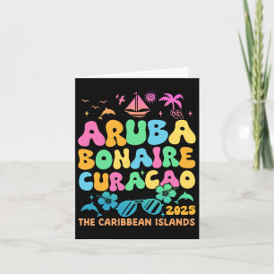 Carte Aruba Bonaire Curaçao 2025 Île Carribéenne Voyage