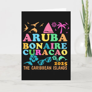Carte Aruba Bonaire Curaçao 2025 Île Voyage Caribéen