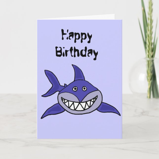 Carte AS- Carton de requin à Grinning Hilaire (Devant)