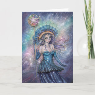 Carte As de Pentacles Tarot Art par Molly Harrison