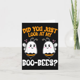 Carte As-tu regardé mes boo-bees drôlement halloween