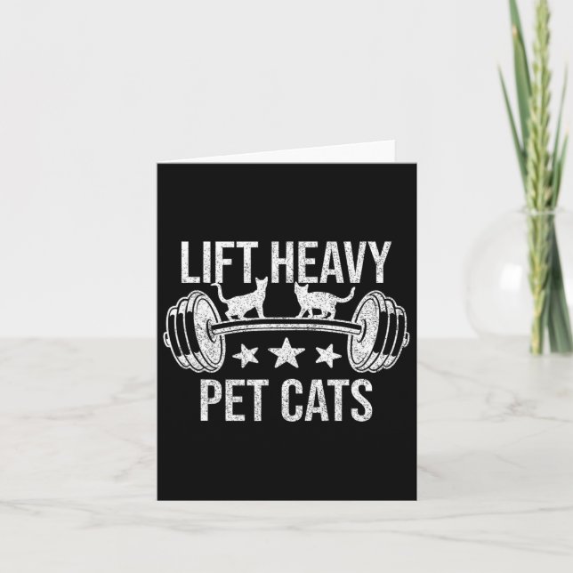 Carte Ascenseur Chats pour animaux de compagnie lourds B (Devant)