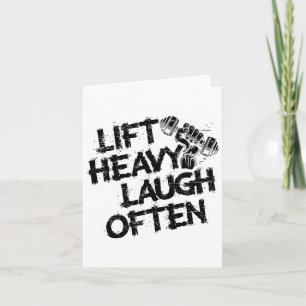 Carte Ascenseur Lourd Rire Souvent Poids Poids Levante B