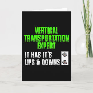 Carte Ascenseur mécanique Funny Réparateur
