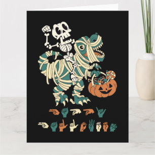 Carte ASL Joyeux Halloween II - Jolie Saison Sombre