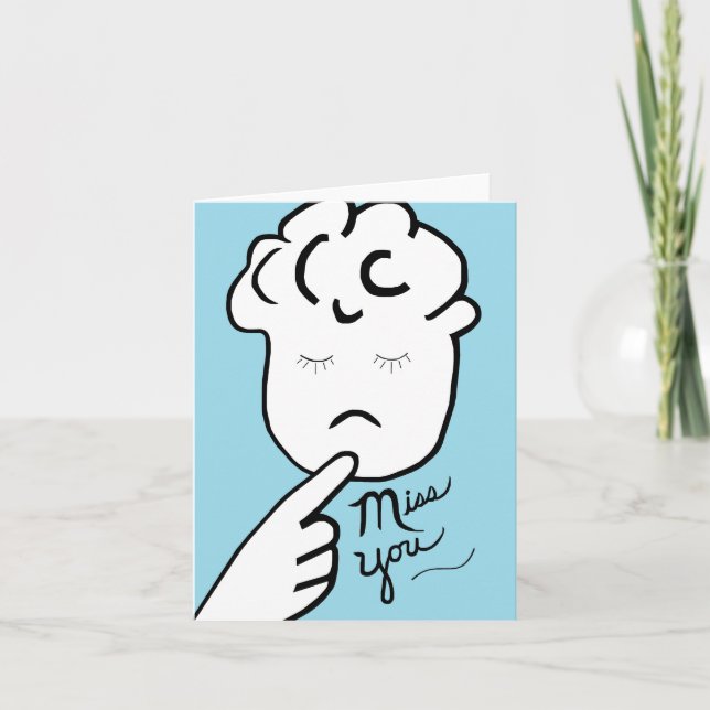 Carte ASL Miss You ! (Devant)