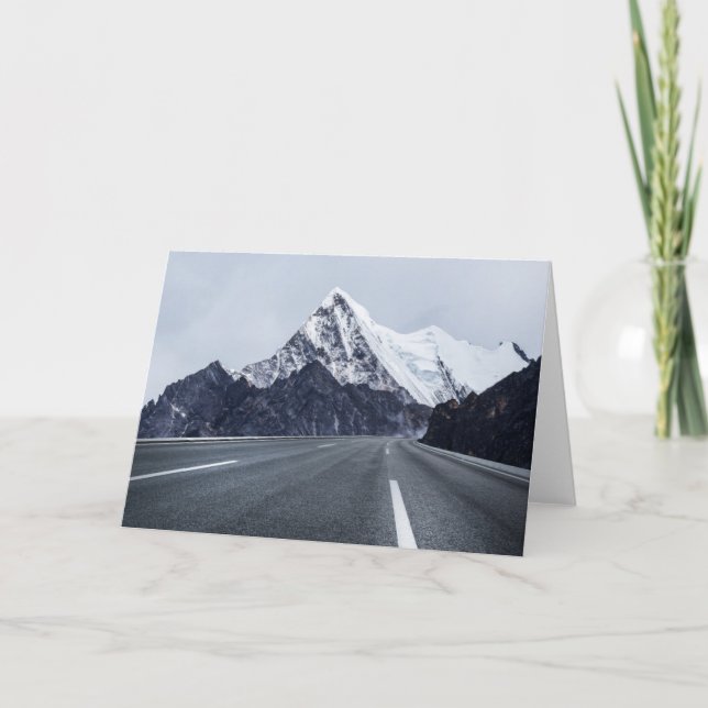 Carte Asphalt Road devant Snow Mountain (Devant)