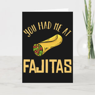 Carte Assaisonnement pour recette de poulet fajita en ca
