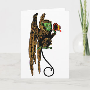 Carte Assistant vintage d'Oz, Casquette de singe volant