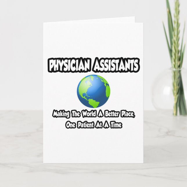 Carte Assistants médicaux...Un monde meilleur (Devant)