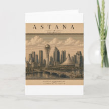 Astana | Conception de ville de voyage vintage