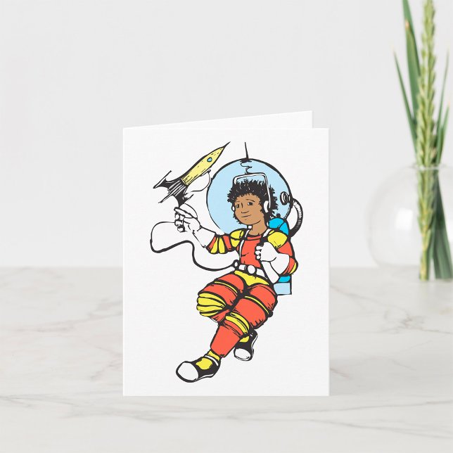 Carte Astronaut fille (Créateur téléchargé)