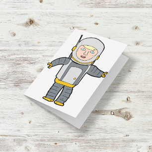 Carte Astronaut Greeting Cards