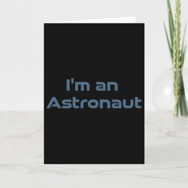Carte Astronaute de surf Vague spatiale rétro drôle Cosm (Devant)