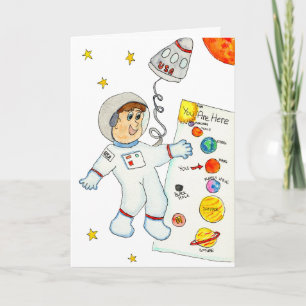 Carte Astronaute - Jour de déménagement - Nous avons dém