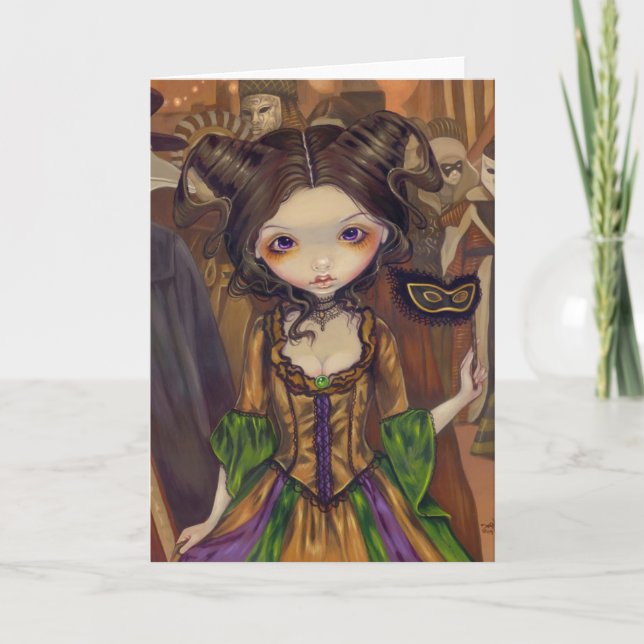 Carte "At the Masquerade Ball" (Devant)