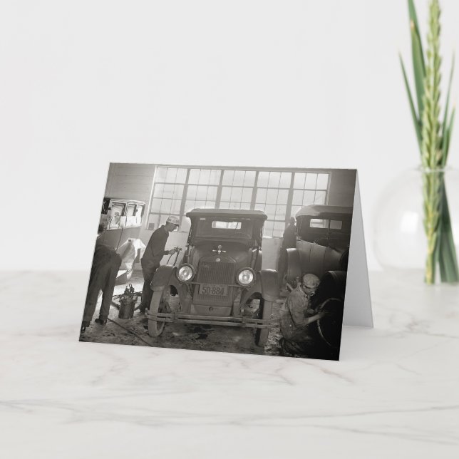 Carte Atelier de carrosserie, 1926 (Devant)