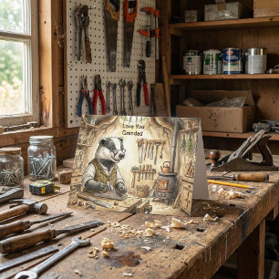 Carte Atelier du Hangar à Outils de Badger   Grand-père
