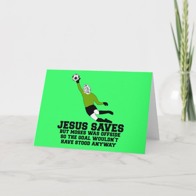 Carte AthéeJésus sauve (Devant)