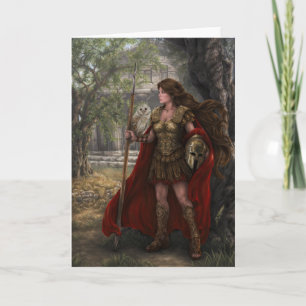 Carte Athena de la déesse par l'artiste Lindsay Ar