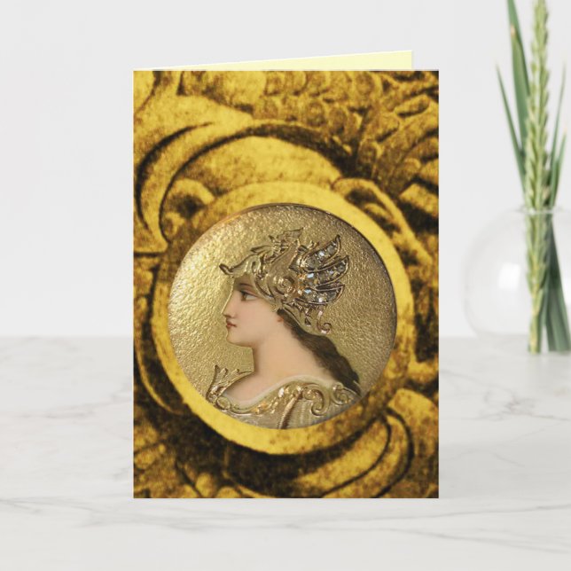 CARTE ATHENA ET COMBATTRE LES ÉPREUVES (Devant)