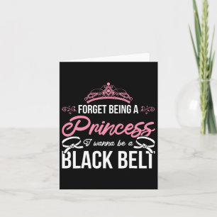 Carte Athlete Karate Girl Sparring Black Belt Women Cade