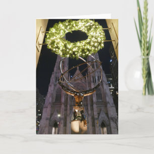 Carte Atlas & Cathédrale St. Patrick, Noël, NYC - 