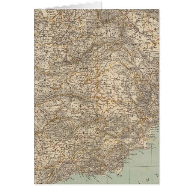 Carte Atlas Espagne-Portugal (Devant)
