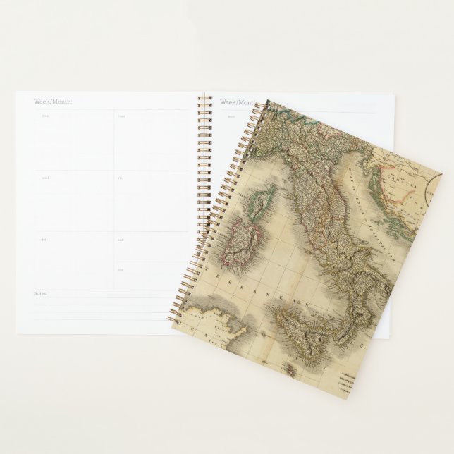 Carte Atlas Italie (Devant avec enveloppe)
