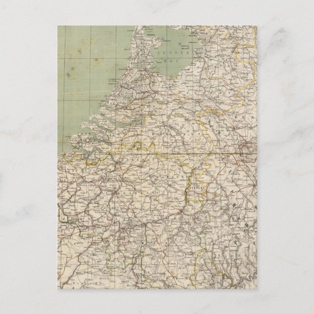 Carte Atlas Pays-Bas et Belgique (Devant)