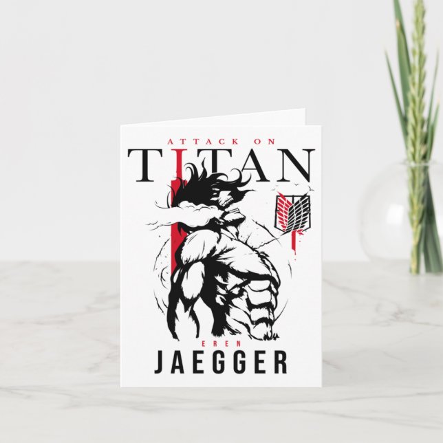 Carte Attaque contre Titan Sticker (Devant)