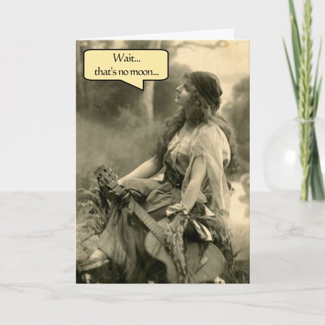 Carte "Attends...ce n'est pas une lune" Que le quatrième (Devant)