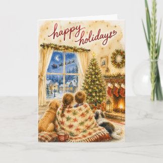 Carte Attente du Père Noël Joyeux Noël 