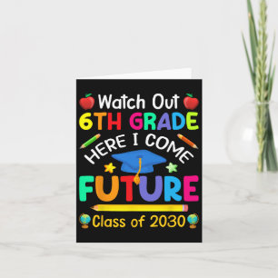 Carte Attention 6e année Je viens demain Cl de 2030