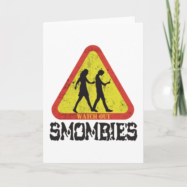 Carte Attention aux Smombies (Devant)