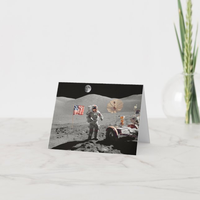 Carte Atterrissage sur la Lune ou est-ce le cas ? (Devant)