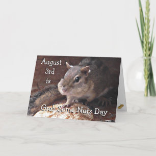 Carte Attrapez quelques nuts Jour Fêtes Drôle