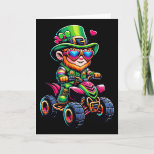 Carte Atv 4 Wheeler Leprechaun Enfants Hommes Femmes St