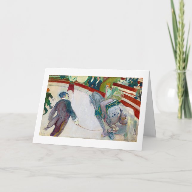 Carte Au cirque, Lautrec (Devant)