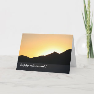 Carte au coucher du soleil