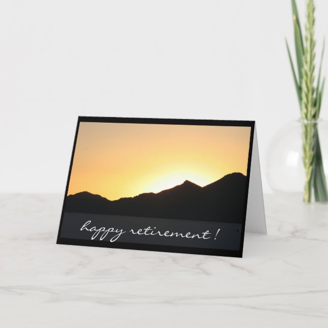 Carte au coucher du soleil (Devant)