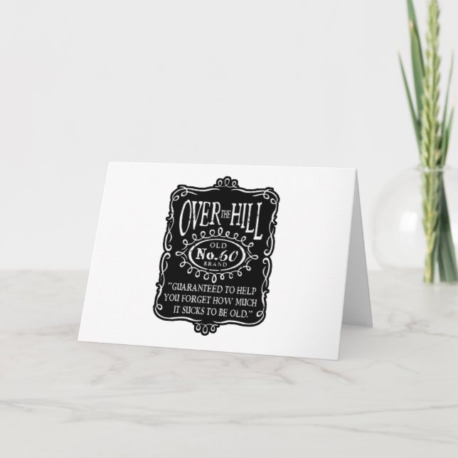 Carte Au-dessus de la colline 60e (Devant)