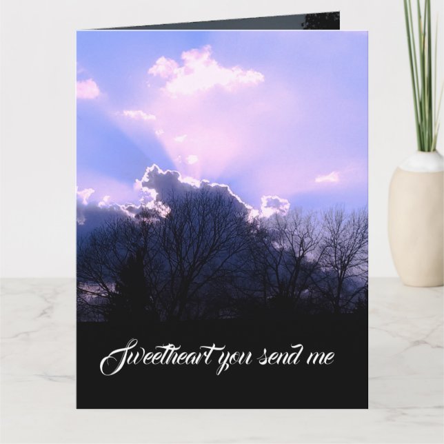 CARTE AU-DESSUS DE LA FÊTE DES PÈRES LUNE (Devant)