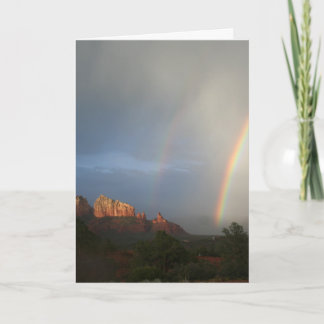 Carte Au-dessus de l'arc-en-ciel à Sedona. Intérieur vie