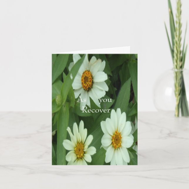 Carte Au fur et à mesure de votre récupération (Devant)